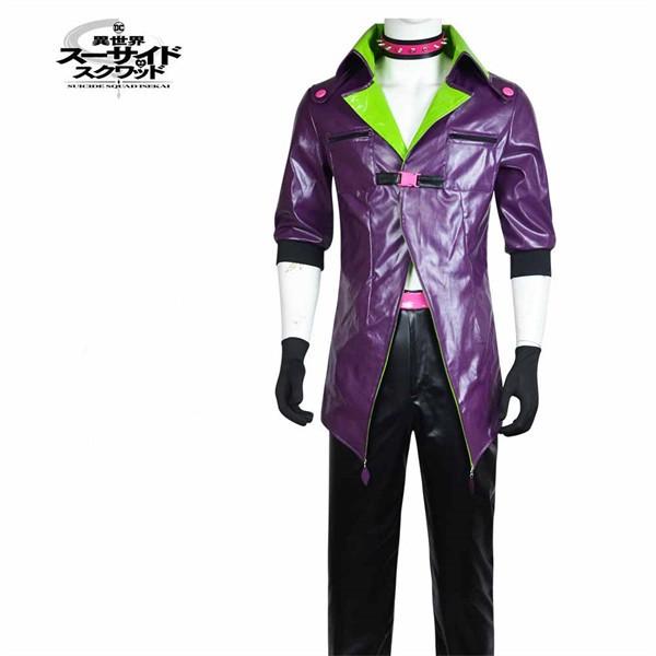 異世界スーサイド・スクワッド Joker 道化師 ハロウィン ハロウィン衣装 コスプレ衣装 ウィッグ 追加可_1