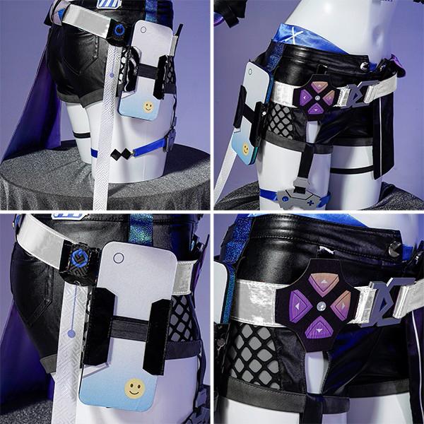 崩壊：スターレイル 銀狼 ぎんろう コスプレ衣装 コスプレ ウィッグ 靴