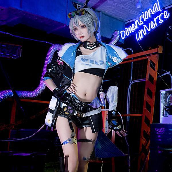 崩壊：スターレイル 銀狼 ぎんろう コスプレ衣装 コスプレ ウィッグ 靴