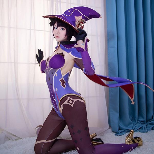 原神 げんしん モナ コスプレ衣装 イベント ゲーム ウィッグ 靴 追加可