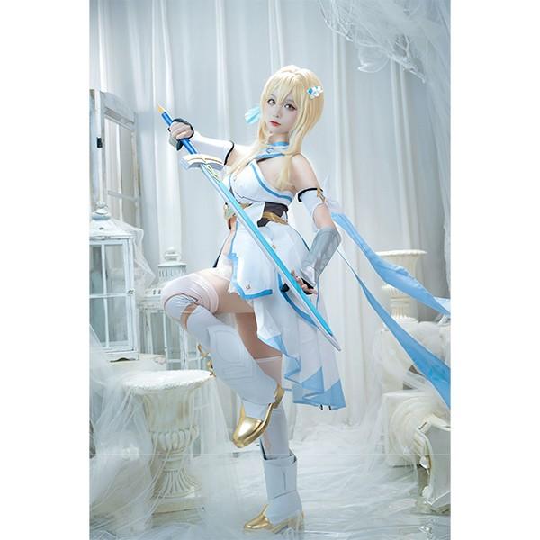 原神 げんしん 主人公 女性 ヒロイン 蛍 ほたる コスプレ衣装 イベント ゲーム ウィッグ 靴 追加可 大人 ccosplay衣装 服 フルセット_3