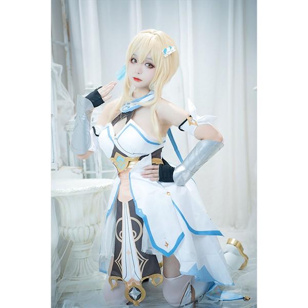 原神 げんしん 主人公 女性 ヒロイン 蛍 ほたる コスプレ衣装 イベント ゲーム ウィッグ 靴 追加可 大人 ccosplay衣装 服 フルセット_4