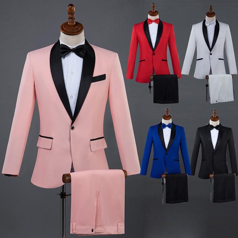 メンズ スーツ 結婚式 パーティ 司会者 演奏会 発表会 花婿 成人式 各種 パーティー ピンク 白 レッド ブルー 男性用 舞台ステージ フォーマル シャツ 発送遅延 欠品の場合は稀にございます 確認済み Mail Clyfe Co