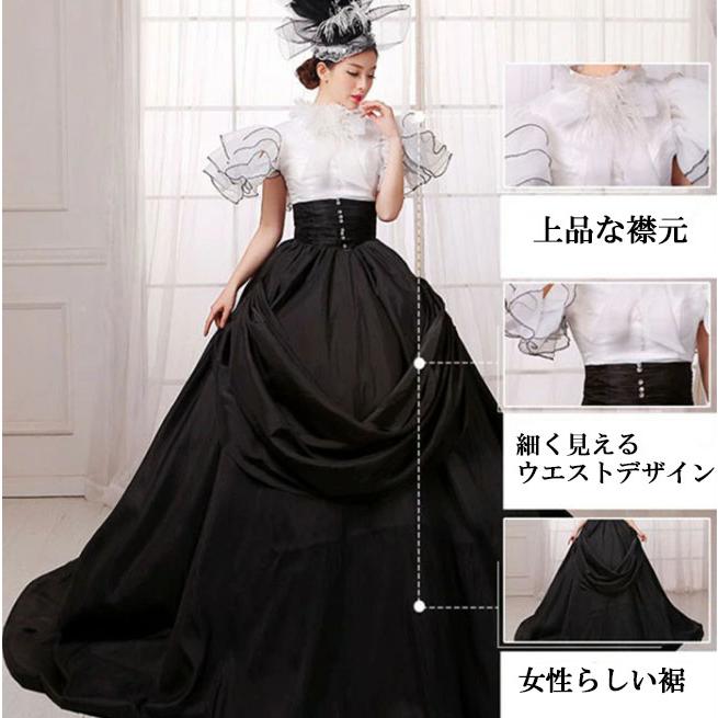 貴族 衣装 小さいサイズ 大きいサイズ 新劇演出 現代劇演出 オーダーメイド可能 王族服 ジュリエット ヨーロッパ風 演出服 パーティードレス パニエ追加可_6