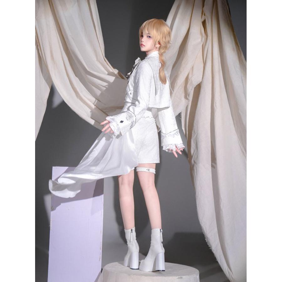 王子系ロリータ 軍服 少年装 セット 長袖 上品 エレガント 男装 春夏 リボン ステージ 仮装コスチューム コスプレ 可愛い 男女兼用 宮廷服 舞台衣装 イベント_7