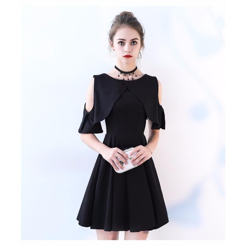 限定セール ミドル丈ブラックレースホルターワンピース ドレス 肩出し Ca73 21年春夏再販 Studenjoy Com