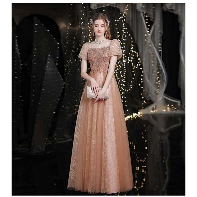 柔らかな質感の ロングドレス 演奏会 パーティー 大きいサイズ ピアノ