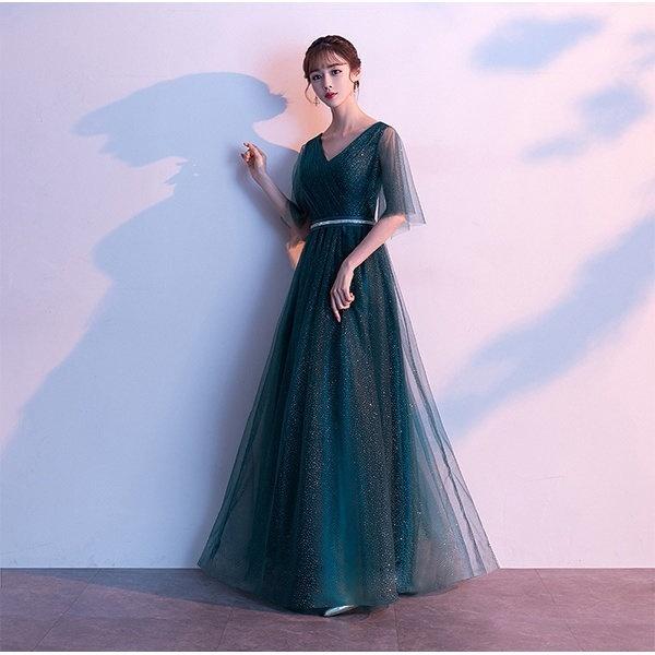 ブライズメイド ドレス ロングドレス 演奏会 ピアノ 発表会 パーティー