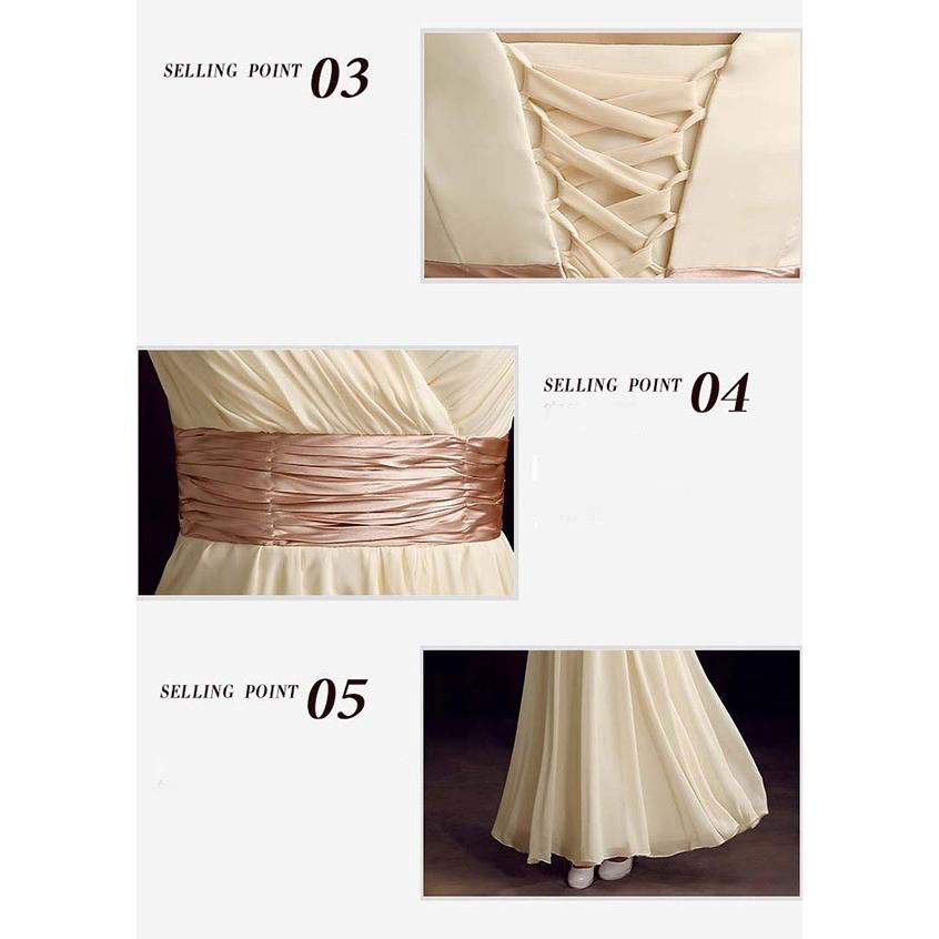 ロングドレス シフォン 演奏会 ピアノ発表会 Vネック スレンダーライン