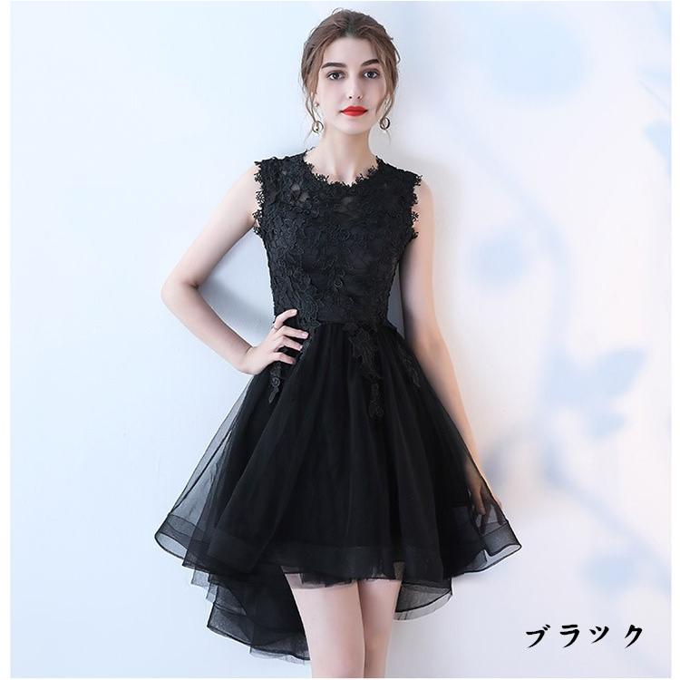 3colors XS〜3XL パーティードレス 演奏会 グレー ドレス 結婚式 20代 30代 ショート丈ドレス 膝丈ドレス 前短後長 ノースリーブ 二次会 謝恩会
