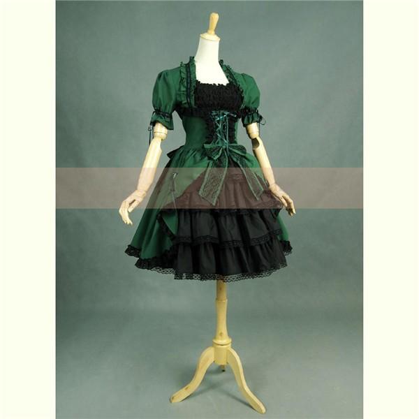 ワンピース ロリータ プリンセスラインお姫様ドレス コスプレ メイド