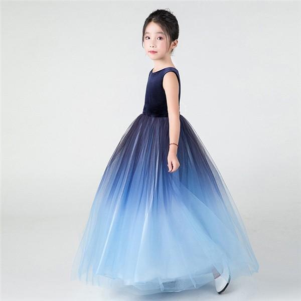 ピアノ発表会 演奏ドレス 150 ピアノ発表会 ワンピース 女の子 フォーマル ワンピース 結婚式 160 子供 フォーマル ワンピース キッズドレス グラデーション Da440s1 グレースショップ 通販 Yahoo ショッピング