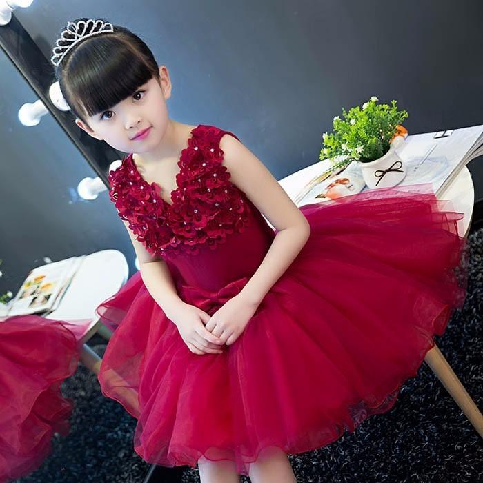 キッズ ドレス パーティー お姫様 ワンピース 子供ドレス キッズドレス 女の子 ショート丈 フォーマル キッズ ピアノ発表会 ドレス 子供 ワインレッド Da455ze グレースショップ 通販 Yahoo ショッピング