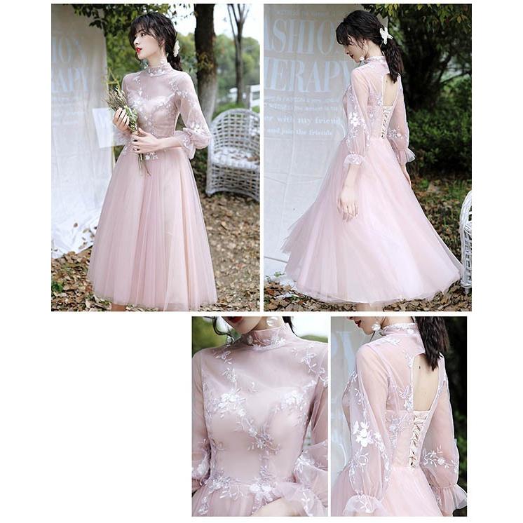 ブライズメイド ドレス 大人 ピアノ 発表会 ロングドレス オフ