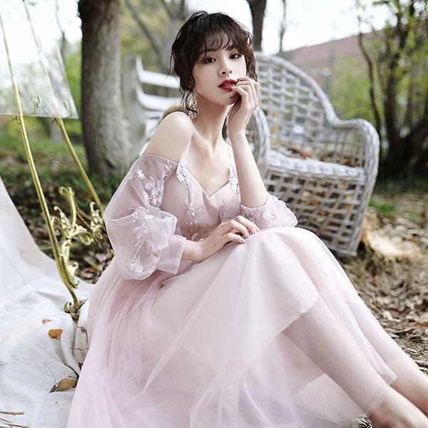 ブライズメイド ドレス 大人 ピアノ 発表会 ロングドレス オフ