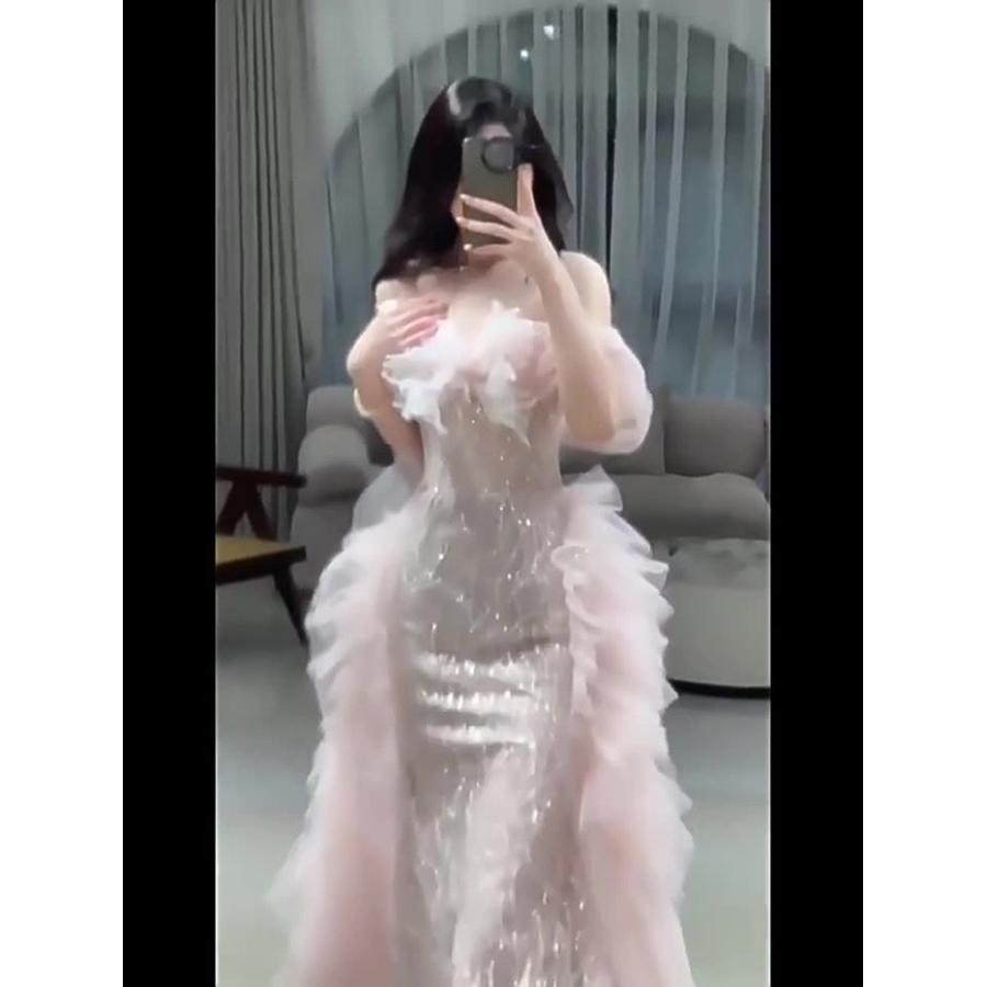 パーティードレス ロング丈 ドレス レディース ピアノ 発表会 結婚式 ワンピース イブニングドレス フォーマル 大人 ドレス エレガント お呼ばれ 二次会_7