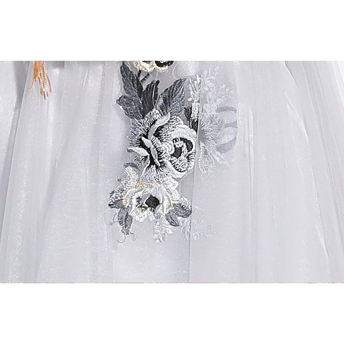 パーティードレス レディース ロング丈 結婚式 ワンピース ブライズメイド フォーマル お呼ばれ 二次会 発表会 披露宴 演奏会 大きいサイズ 刺繍_11