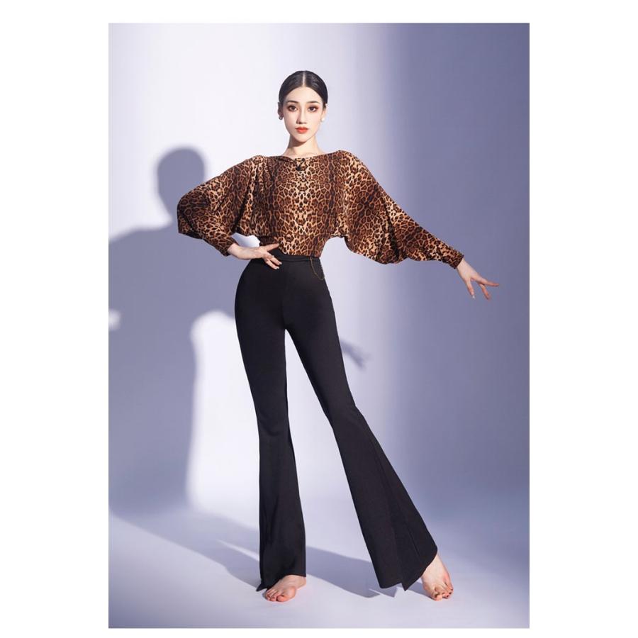 トップス 長袖 社交ダンス衣装 女性 レッスンウェア 社交ダンス