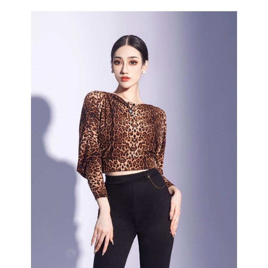 トップス 長袖 社交ダンス衣装 女性 レッスンウェア 社交ダンス