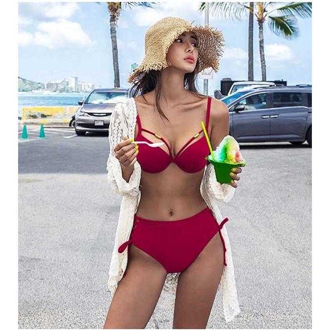 M/L/2L】ビキニ 水着 レディース セクシー ワイヤー入り 2点 M/L/2L】ビキニ 水着 レディース セクシー ワイヤー入り 2点