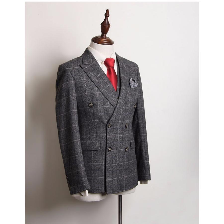 ダブルブレスト ビジネススーツ シングル メンズスーツ 紳士服 suit