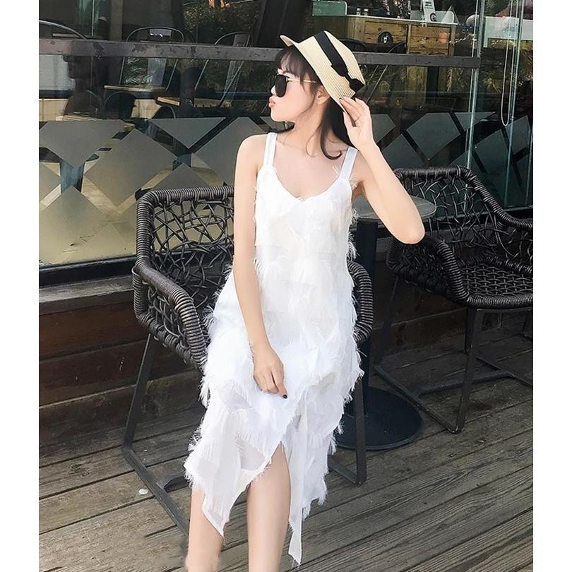 夏ワンピース ビーチワンピース Vネック リゾート用 女性 ノースリーブ 夏ワンピ 海 ボヘミア風 旅行 夏 大人 レディース ブラック ホワイト Di081f3 グレースショップ 通販 Yahoo ショッピング
