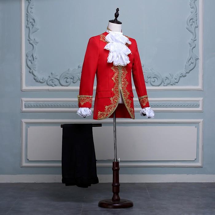 4点セット 3カラー 演出服 ステージ衣装 メンズ 王子様 貴公子 大人