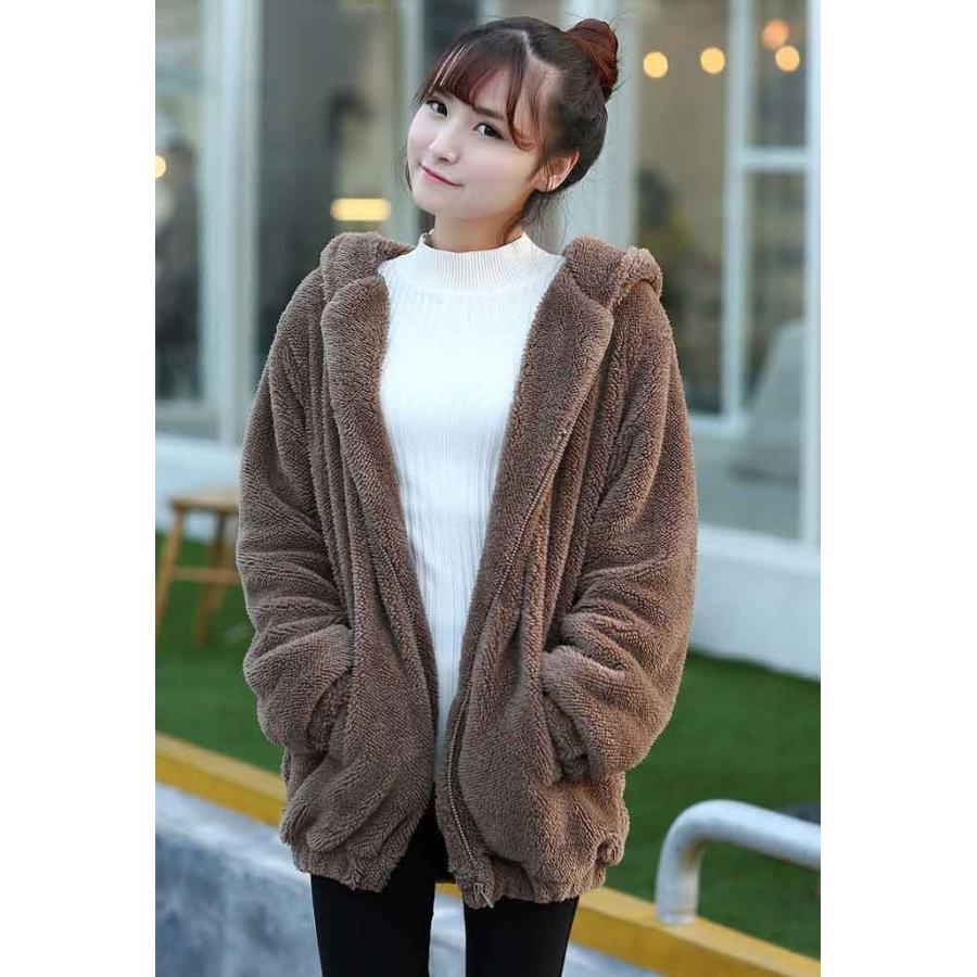 <最終価格>　美品　カーディガン　BABY うさみみ　パーカー 楽天市場】うさみみパーカー レディース アウター ふわふわ