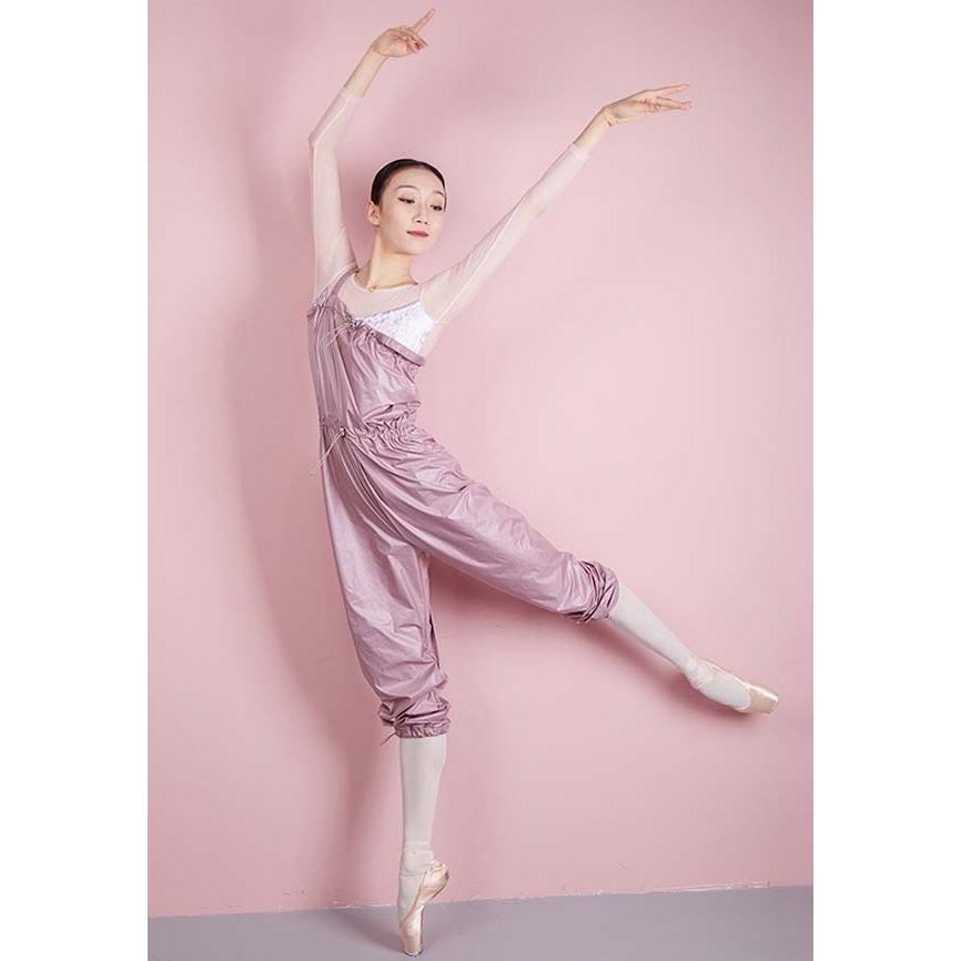 新作登場！グラデーション レオタード 大人 バレエ 青 長袖 スエード