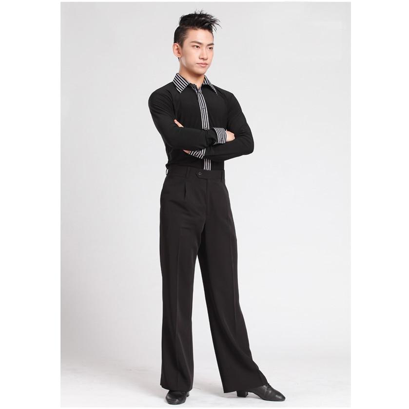 男性社交ダンス衣装 ズボン 競技着 モダン メンズ ラテン ダンスズボン