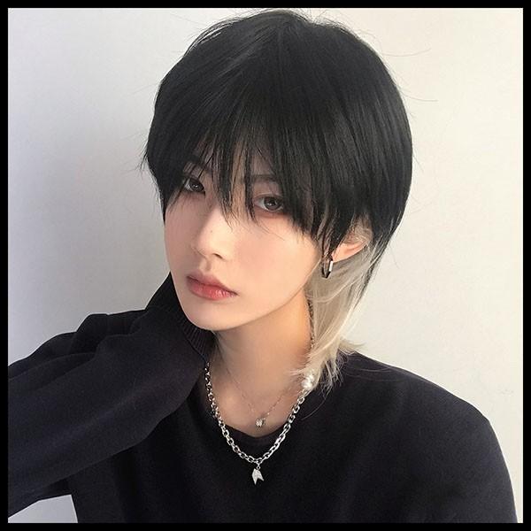 訳ありセール ウィッグ フルウィッグ ショートウィッグ メッシュ ショートヘア 黒髪 短髪 かつら 演劇 自然 前髪あり コスプレ 男装 おしゃれ かっこいい Materialworldblog Com