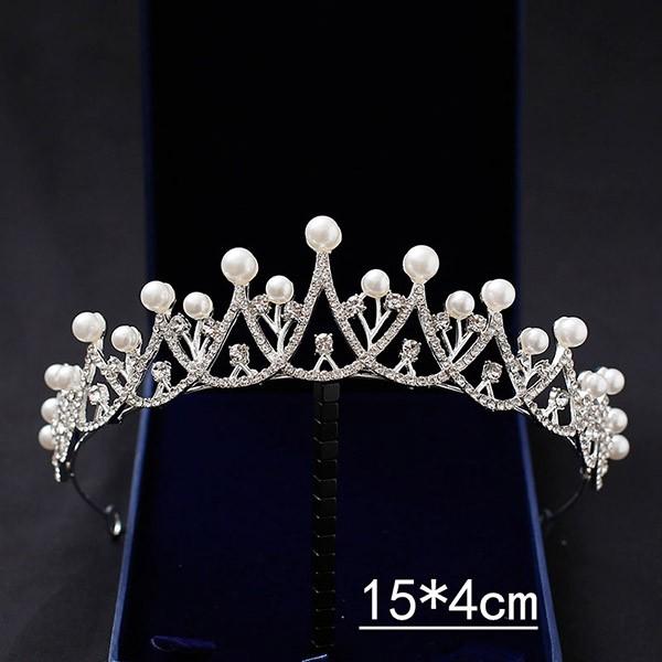 ウェディング 花嫁 ティアラ ベール/ティアラ2点セット 結婚式 ウェディング 花嫁 ティアラ ベール/ティアラ2点セット 結婚式
