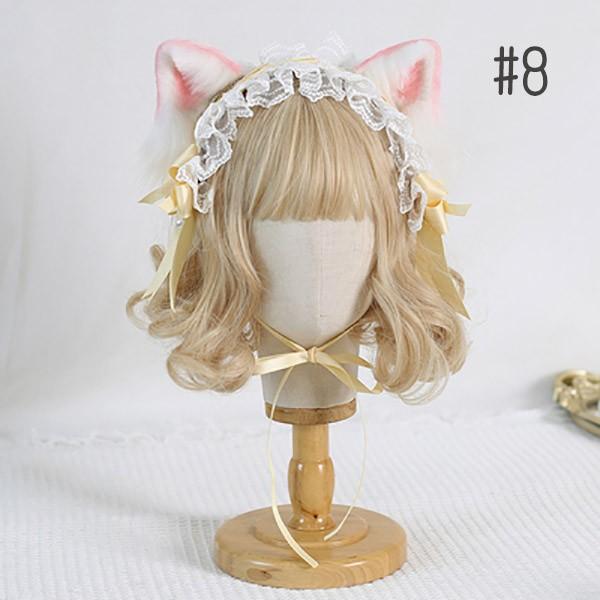 【iiils】けも耳カチューシャ 猫耳 カチューシャ ヘッドドレス コスプレ小道具 ロリータ ロリィタ