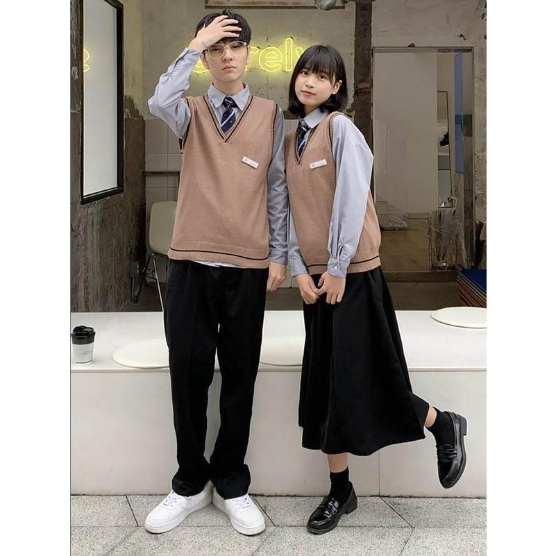 【送料無料】学生服 入学式 卒業式 スーツ 女の子 男の子 長袖 ズボン スカート ニットベスト 上下セット 制服 男子 女子 フォーマル 卒業式 スクール服 お受験 発表会 小学生 中学生 高校生 通園 通学 発表会  2 3 4 ベージュ グレー ブルー スーツ 女の子 男の子 学生服 制服 フォーマル 卒業式 入学式 長袖