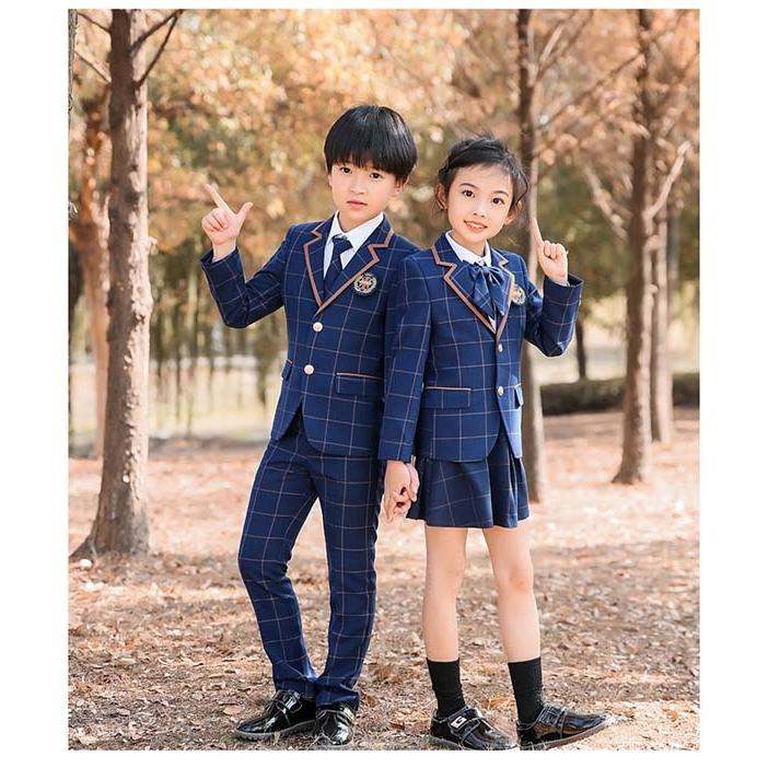 市場 学生服 小学生 男の子 子どもスーツ ズボン スクールブレザー 卒業式 男子 スクール服 女子 キッズ スーツ 女の子 子供服 上下セット スカート