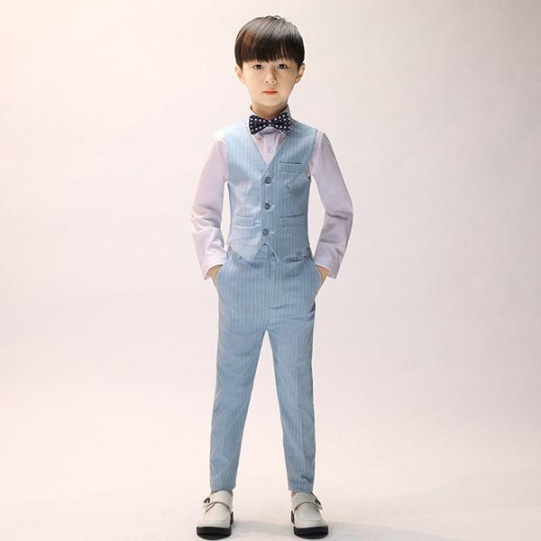 キッズスーツ 子供スーツ 男の子 フォーマル ピアノ発表会 水色
