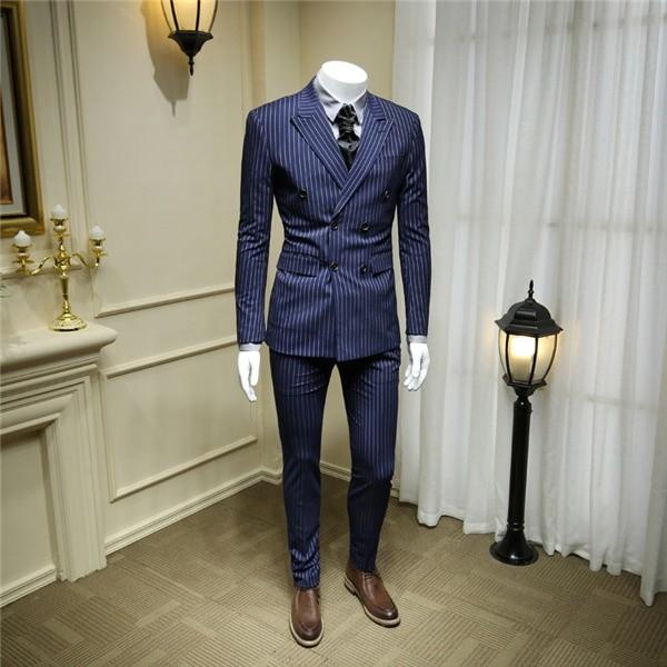 ツーピース セレモニースーツ ダブルブレストスーツ メンズ