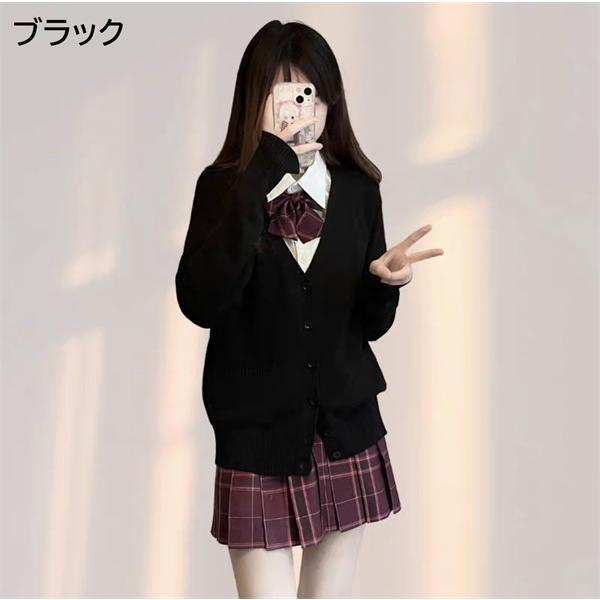 卒業式 入学式  制服 4点セット カーディガンタイプ 学生服 女の子スーツ 女子高生 jk ギャル｜graceshop04｜04