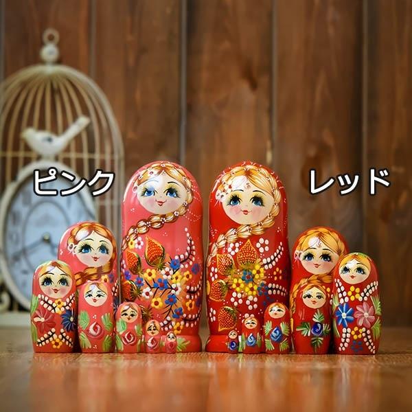 マトリョーシカ ロシア 人形 民芸品 土産物 手作り人形 手描き 7個組