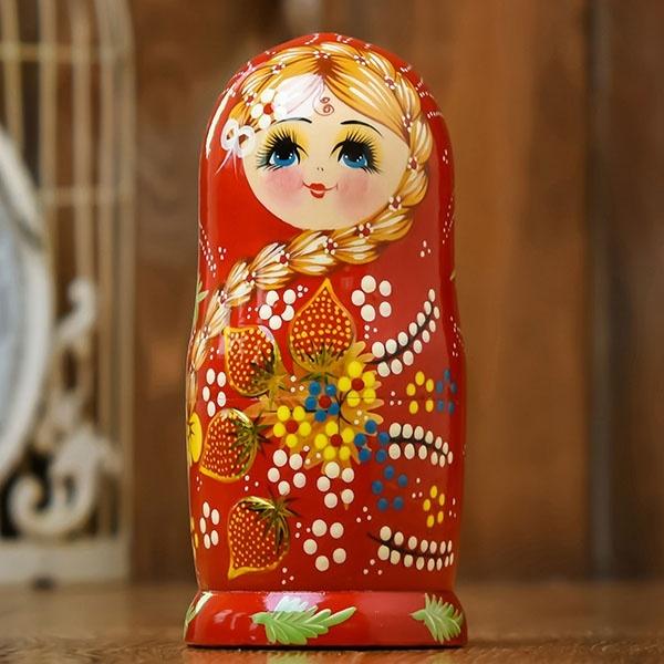 マトリョーシカ ロシア 人形 民芸品 土産物 手作り人形 手描き 7個組