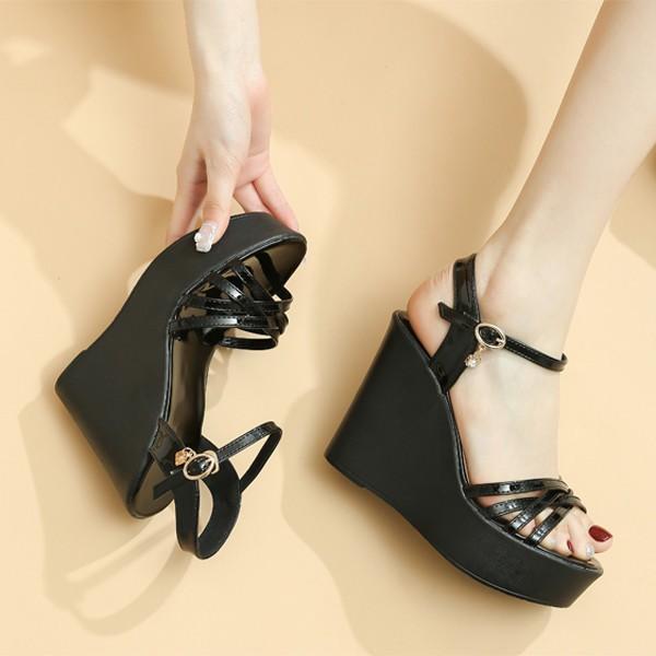 喜MJ19805　新品　送料無料　即購入可能　スピード発送　ウェッジ 厚底サンダル レディース ウェッジソール オープントゥ やみつき