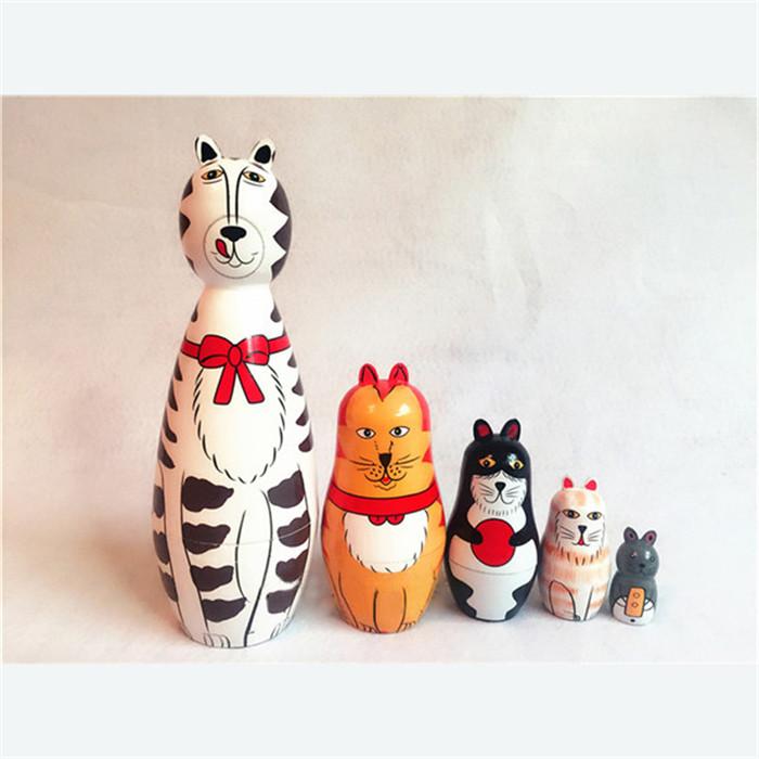 ロシア雑貨☆アニマルキットPink9個&Box付マトリョーシカ ロシア雑貨☆アニマルキットPink9個&Box付マトリョーシカ