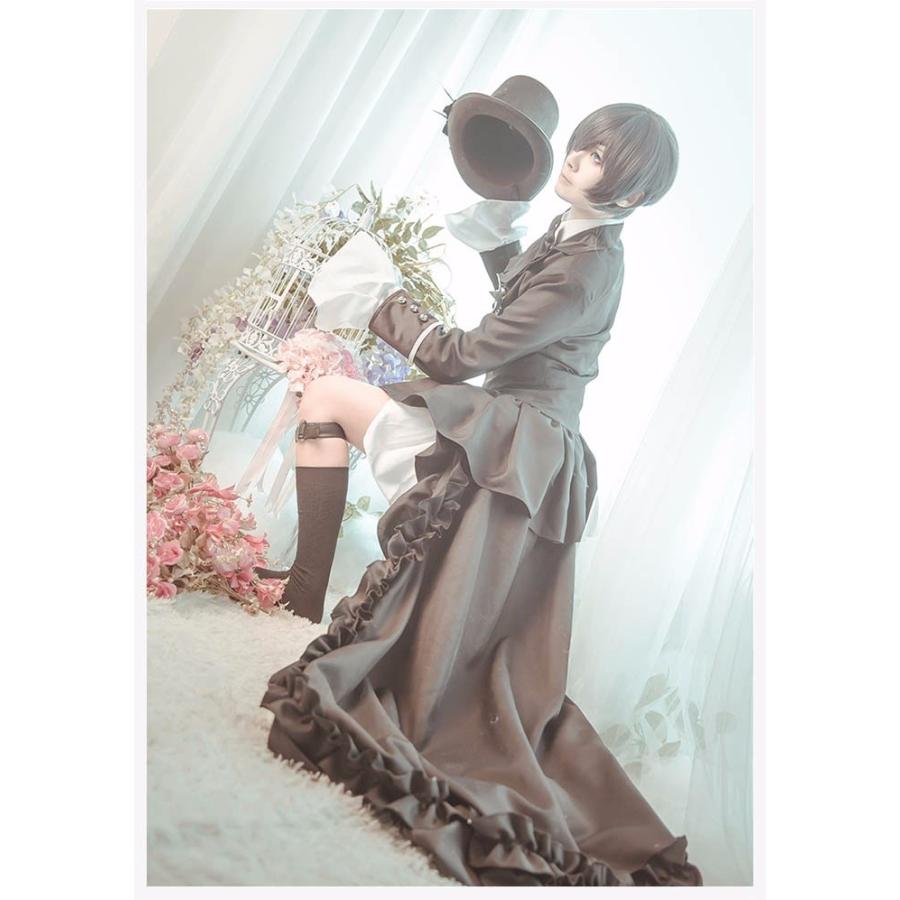 シエル コスプレ衣装 黒執事 豪華セット メンズ礼服 シエル・ファントムハイヴ cosplay コスチューム ドレスコート_4