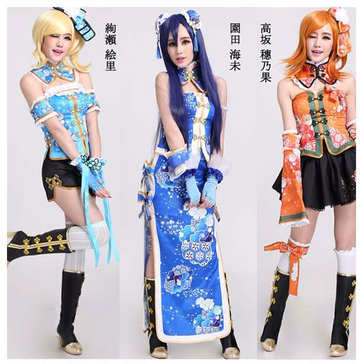 ラブライブ チャイナドレス 覚醒後 靴追加可 全員 コスプレ ラブライブ チャイナドレス 覚醒後 靴追加可 全員 コスプレ