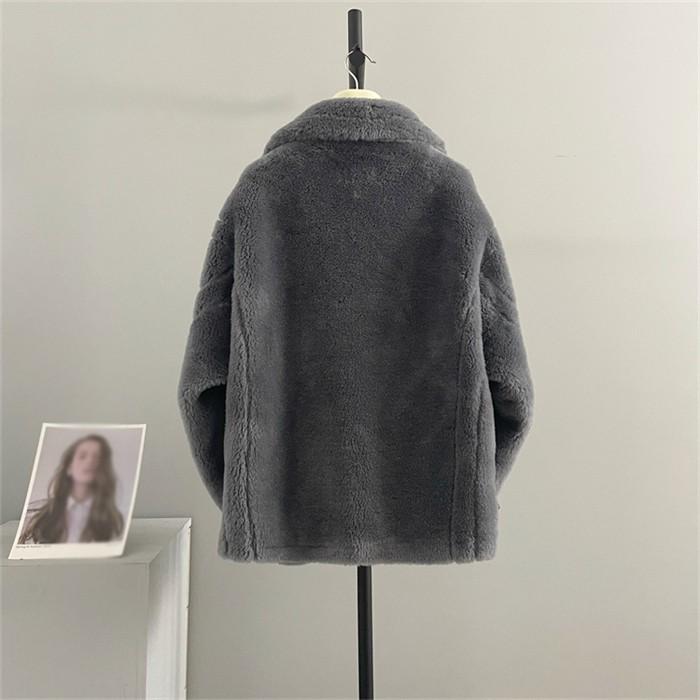 テディベアショートコート コート レディース アウター ウール