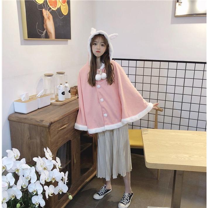 ポンチョ コート マント ケープ】軽くて暖かいフード付きポンチョ