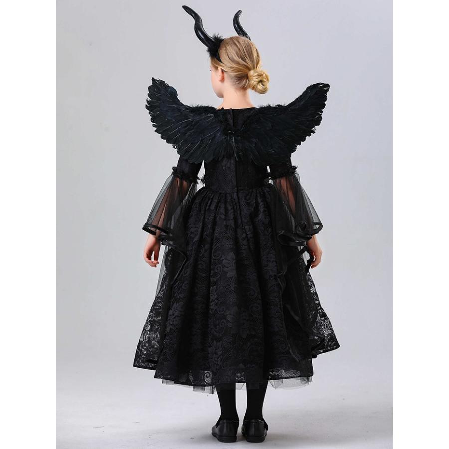 子供用 ディズニー マレフィセント コスプレ 衣装 眠れる森の美女