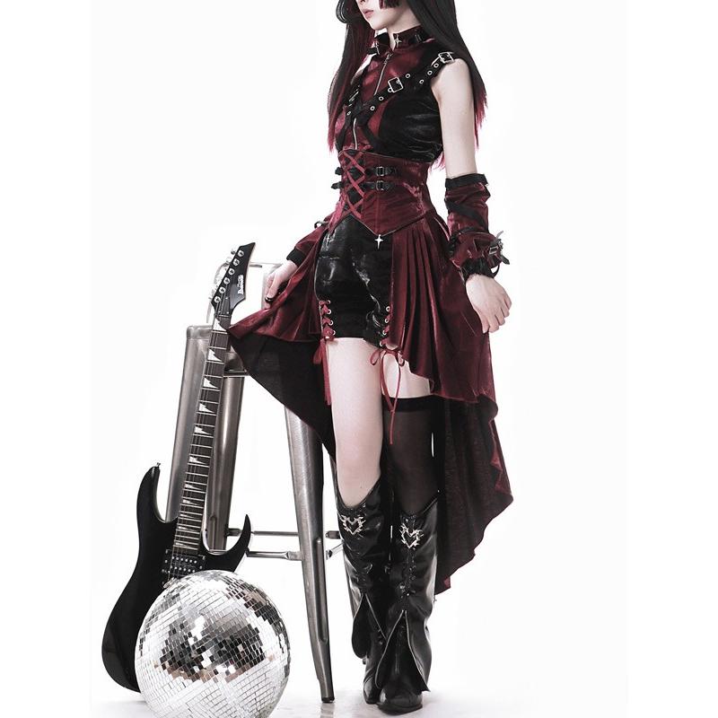 ロリータ 服 ハロウィン コスチューム セット ゴシック スチームパンク