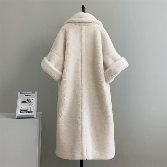 テディベアコート コート ウール レディース アウター ロング丈 ロング