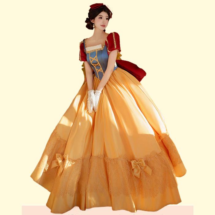 コスプレ衣装 ディズニー 白雪姫 ドレス 成人式 結婚式、仮装 コスプレ衣装 ディズニー 白雪姫 ドレス 成人式 結婚式、仮装